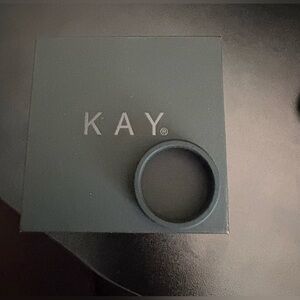 Kay Jewelers Sleek Black Ring Men’s 10